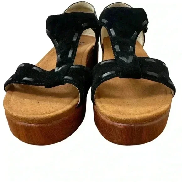 Alegria Women's Tova Black Platform Sandal US 9 EUC light weight - Picture 4 of 15